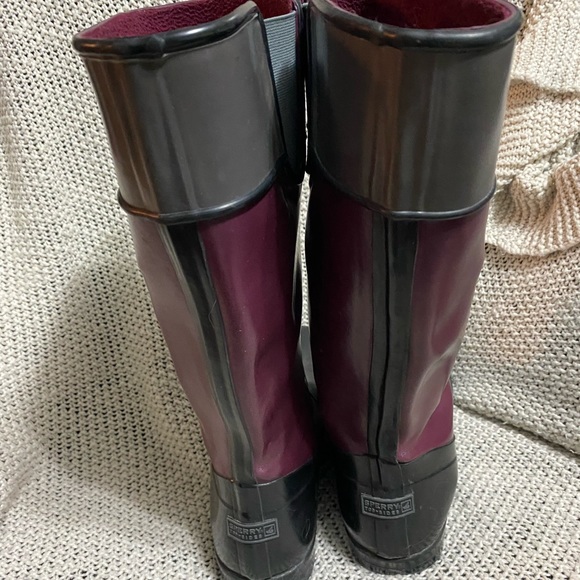 Sperry Topsider Rain Boots, Size 10‎ - Picture 3 of 7
